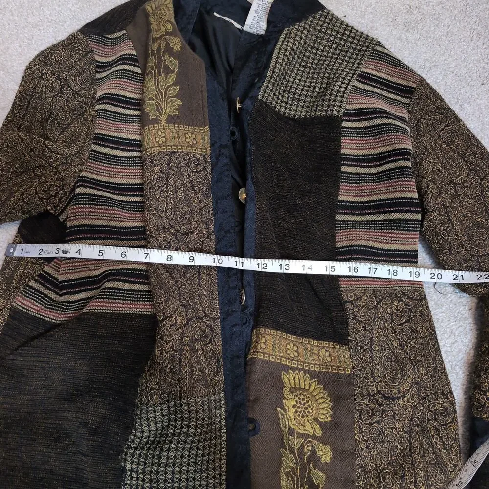 Patchwork Jacquard Jacket Vintage